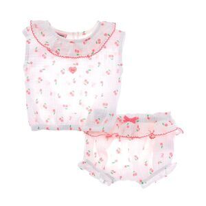 Juicy Couture Girls 2Pc Top & Short Set, White